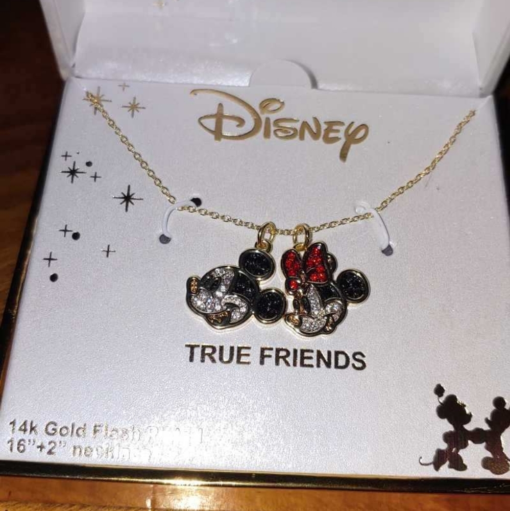 Minnie and Mickey Necklace